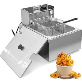 Freidora Aceite Electrica 6l 1600w Automatica Acero Inox Gutstark Home